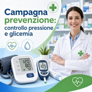 Campagna prevenzione: controllo pressione e glicemia